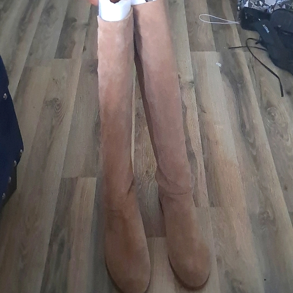 Faux Suede boots size 11